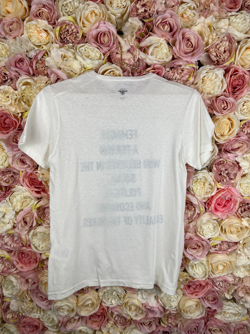 Christian Dior T-Shirt White Black Sz. XS