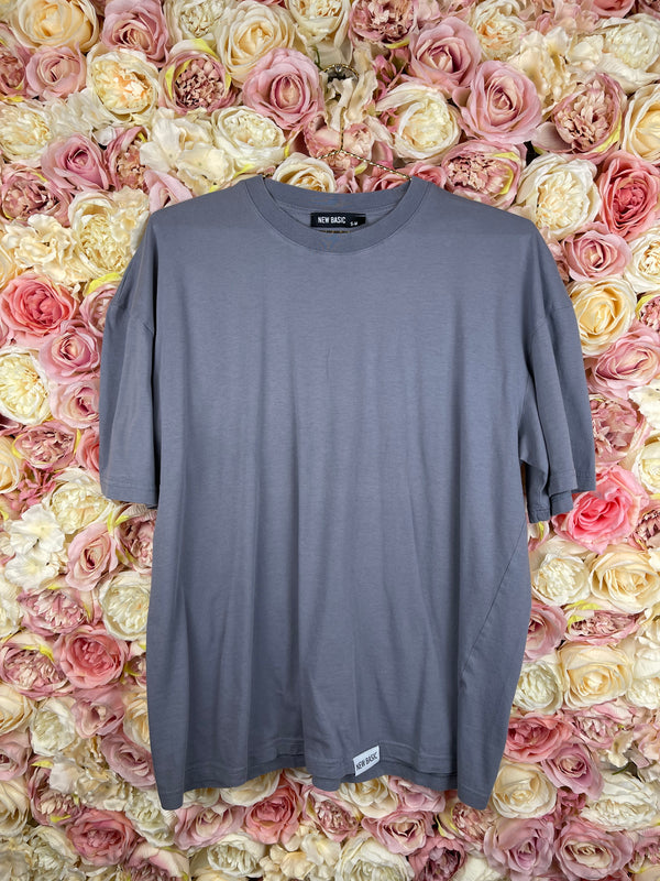 New Basic T-Shirt Grey Sz. S/M