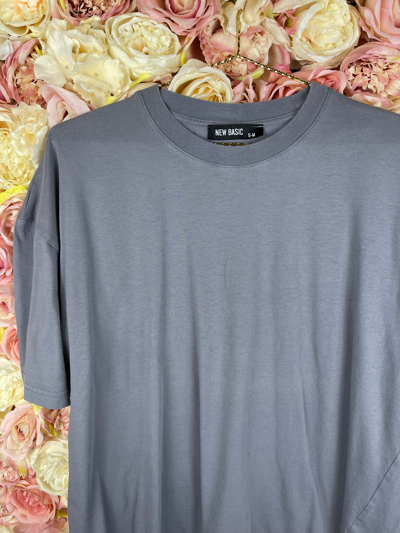 New Basic T-Shirt Grey Sz. S/M