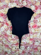 Re/Done Cotton Jersey Body White & Black Sz. M