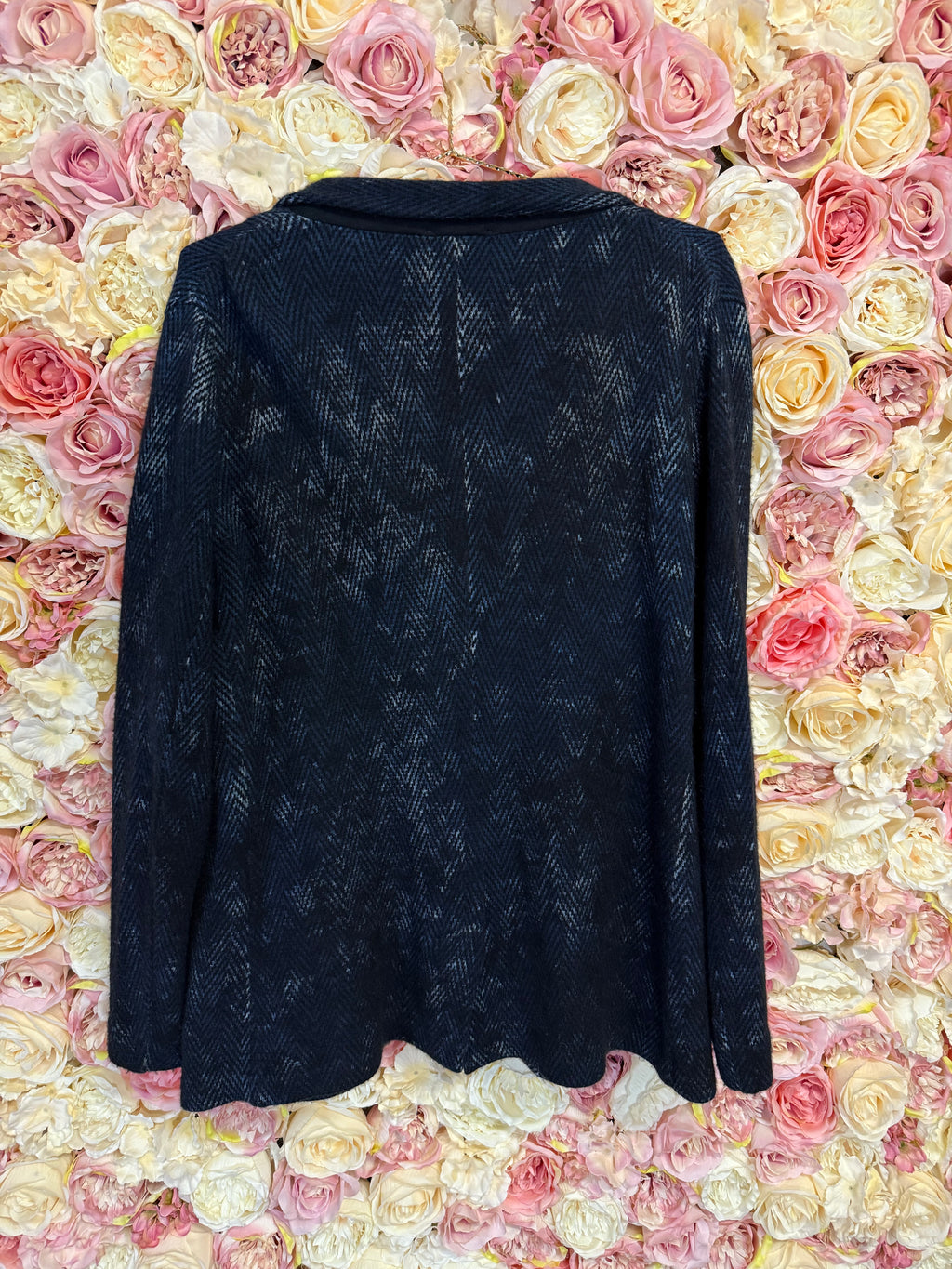 Avant Toi Jacket Merino Wool Cashmere Mix Blue