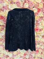 Avant Toi Jacket Merino Wool Cashmere Mix Blue