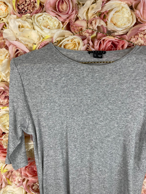 Theory T-Shirt Grey Sz. L