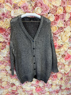 Avant Toi Cashmere Knit Cardigan Grey