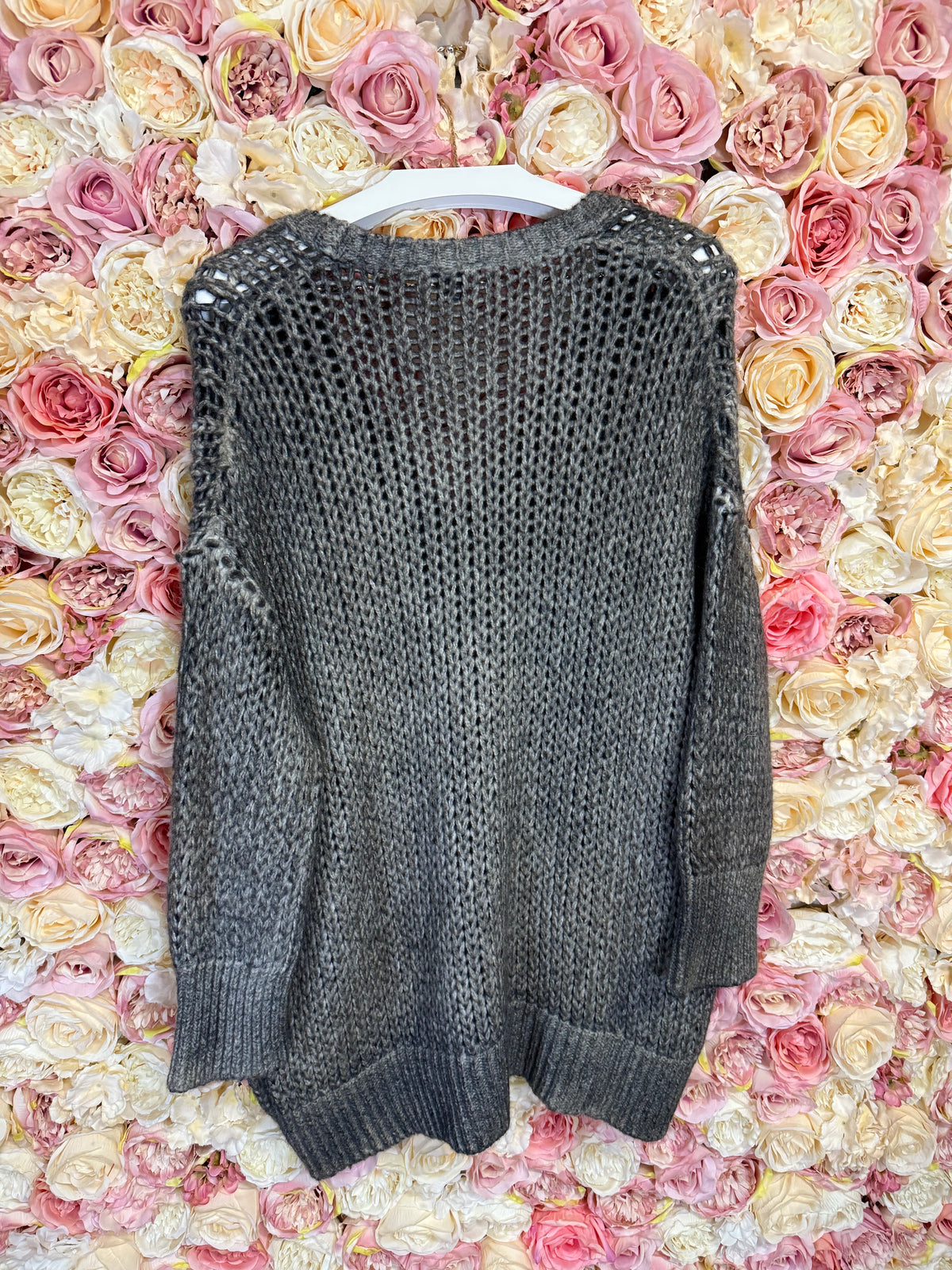 Avant Toi Cashmere Knit Cardigan Grey