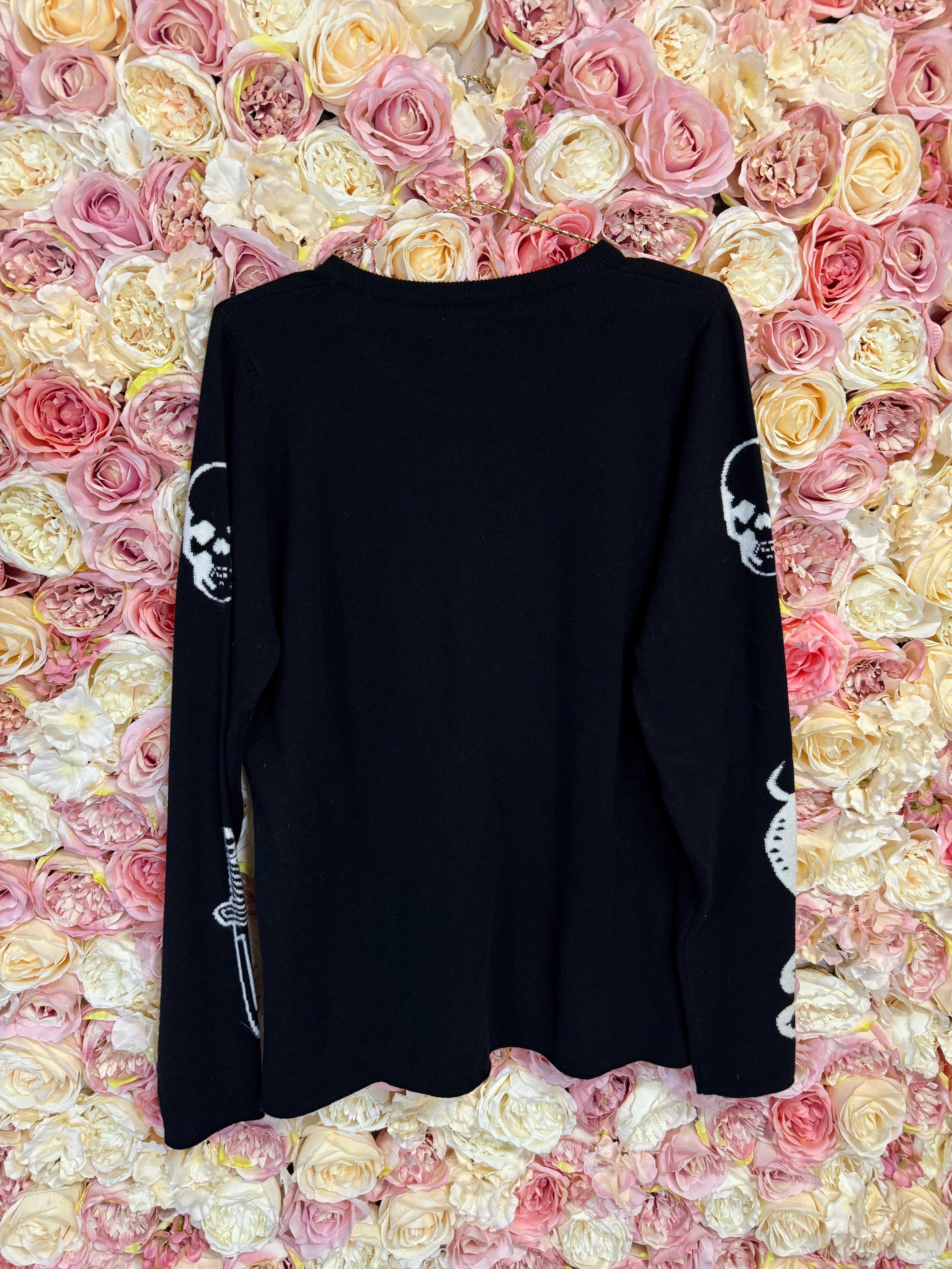 Lucien Pellaz-Finet Cashmere Sweater Black White