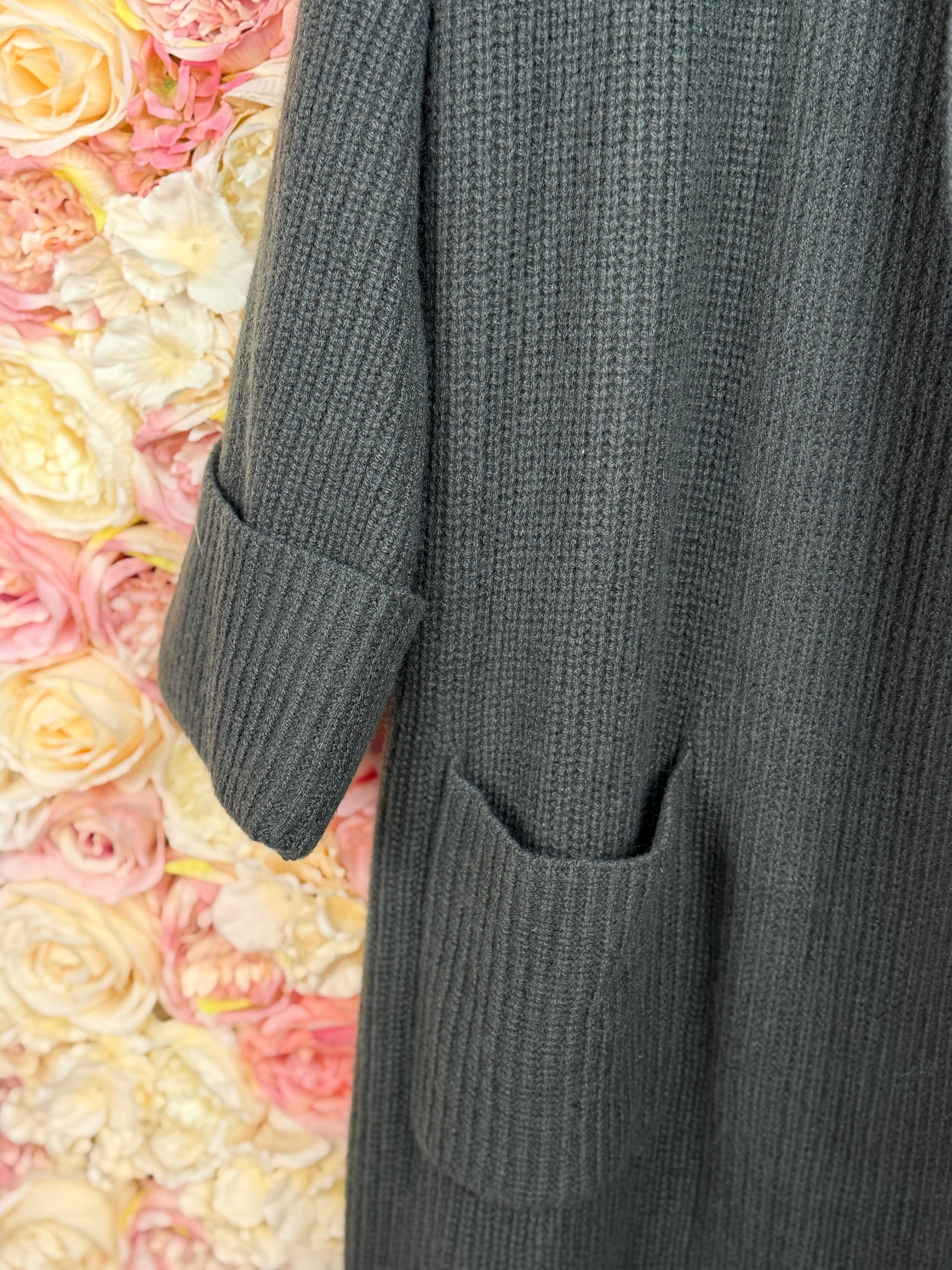 Philo-Sofie Long Cashmere Cardigan Green Sz. 36 DE