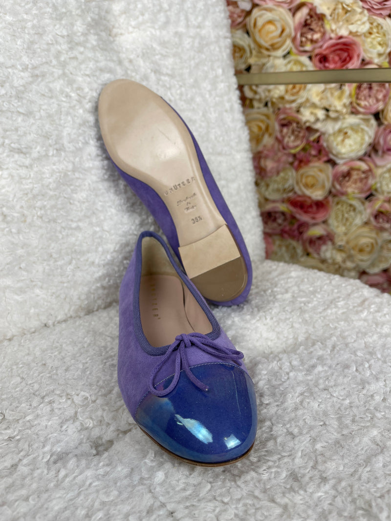 Unützer Ballerinas Black & Purple Sz. 36.5 EU