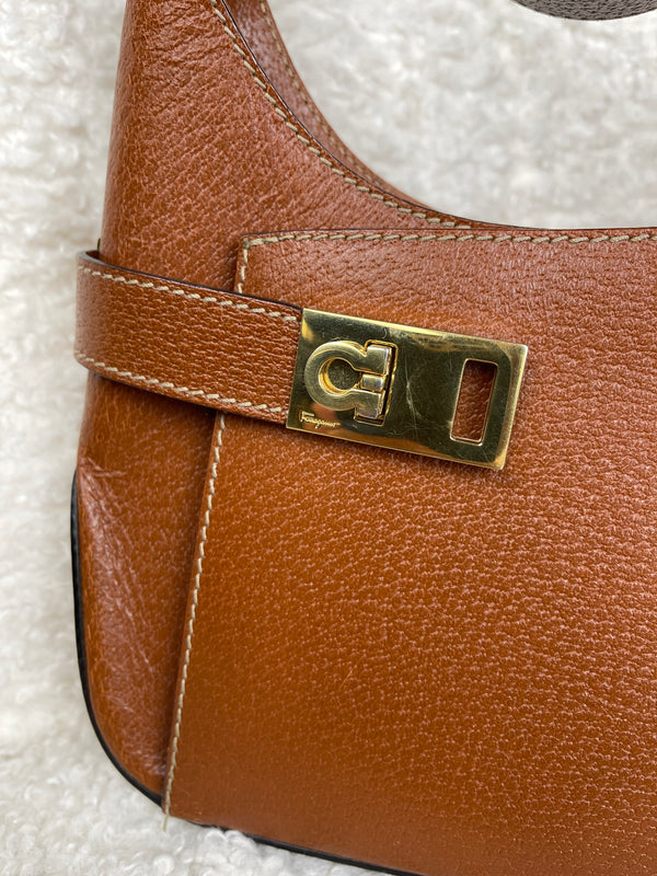 Salvatore Ferragamo Bag Brown GHW