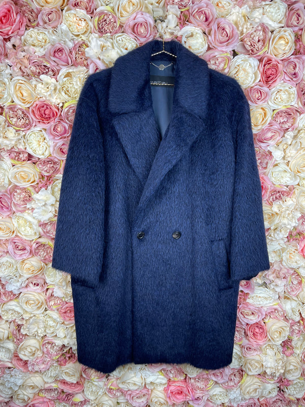 Marc Cain Coat Dark Blue Sz. 38 DE