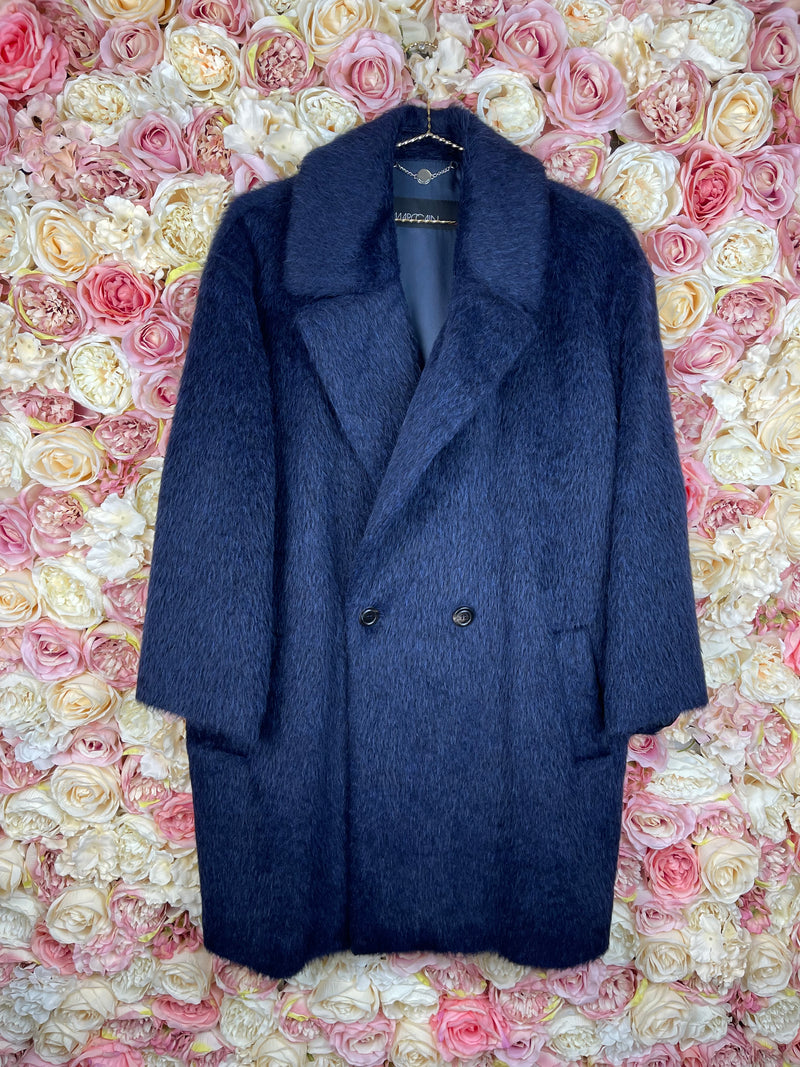 Marc Cain Coat Dark Blue Sz. 38 DE