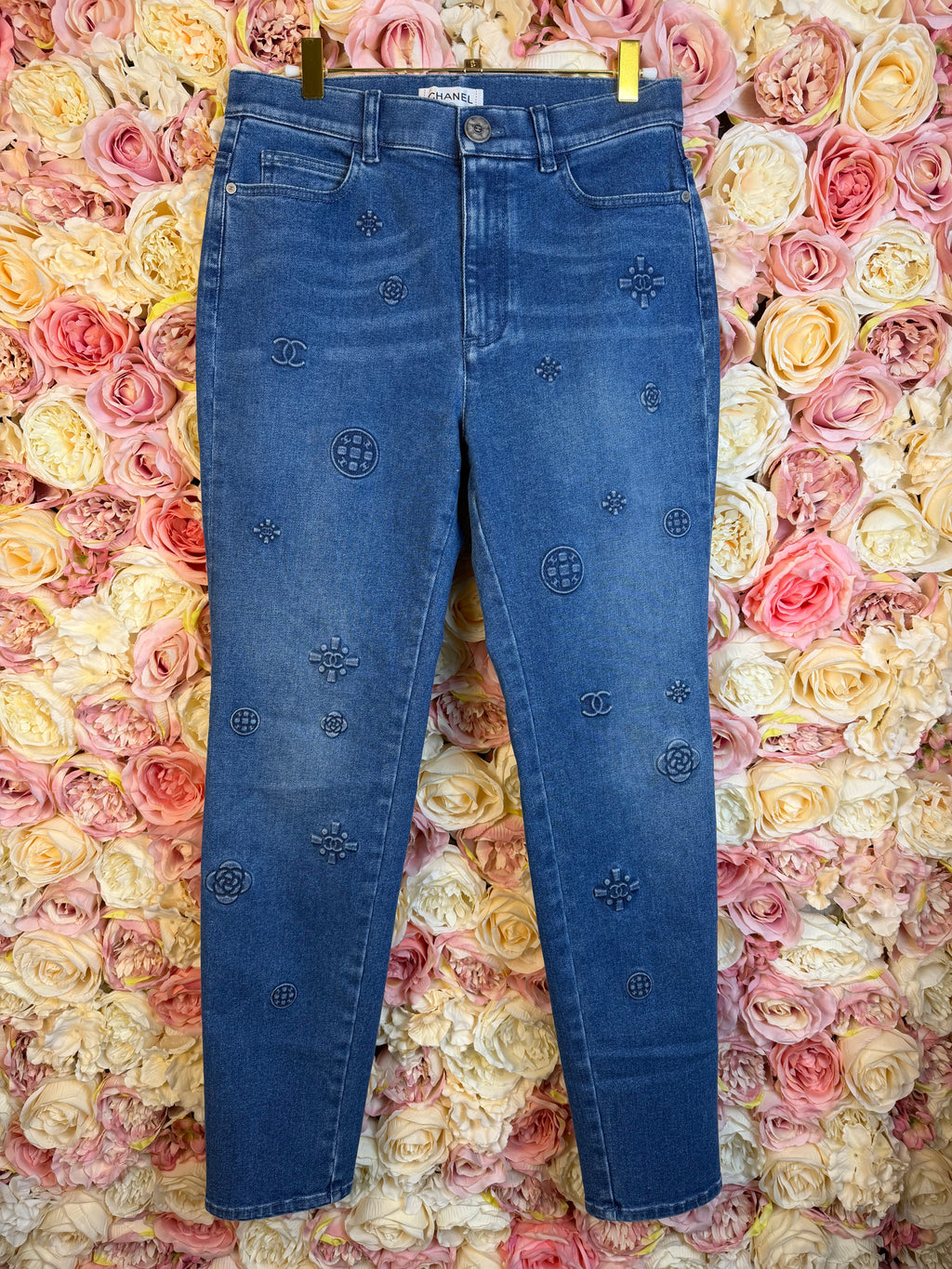 Chanel 22P Jeans Blue Sz. 38 DE (40 FR)