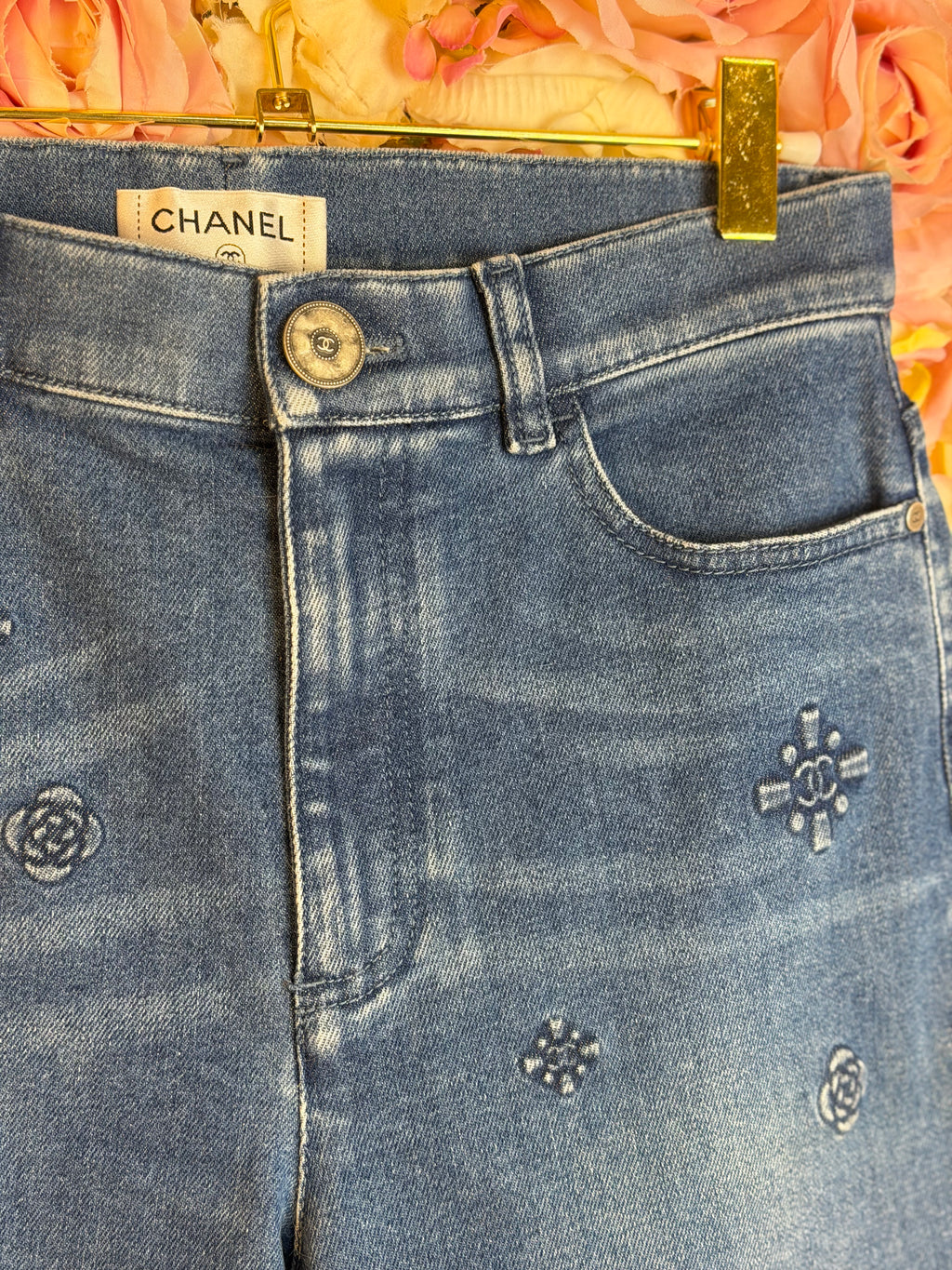 Chanel 22P Jeans Blue Sz. 38 DE (40 FR)