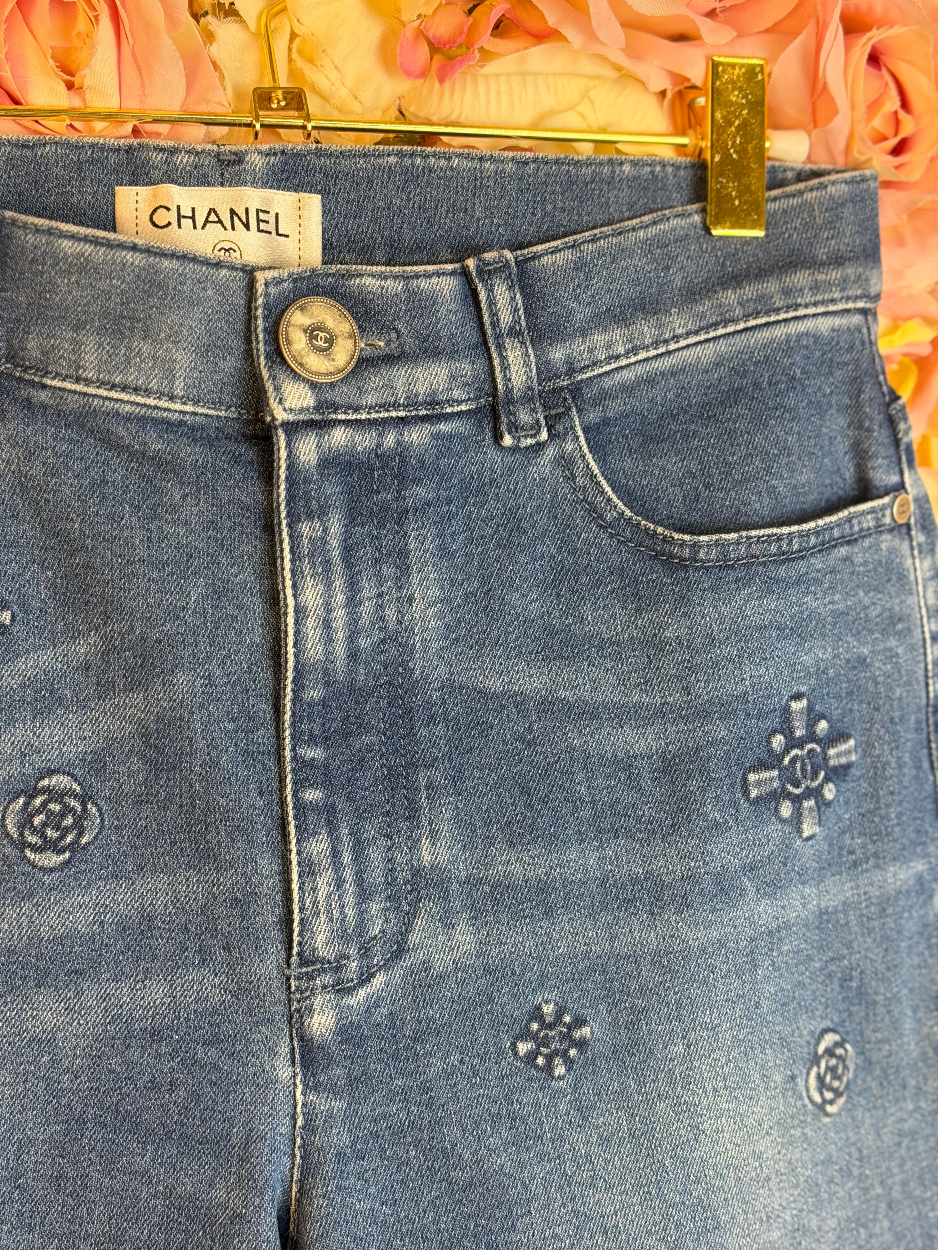 Chanel 22P Jeans Blue Sz. 38 DE (40 FR)