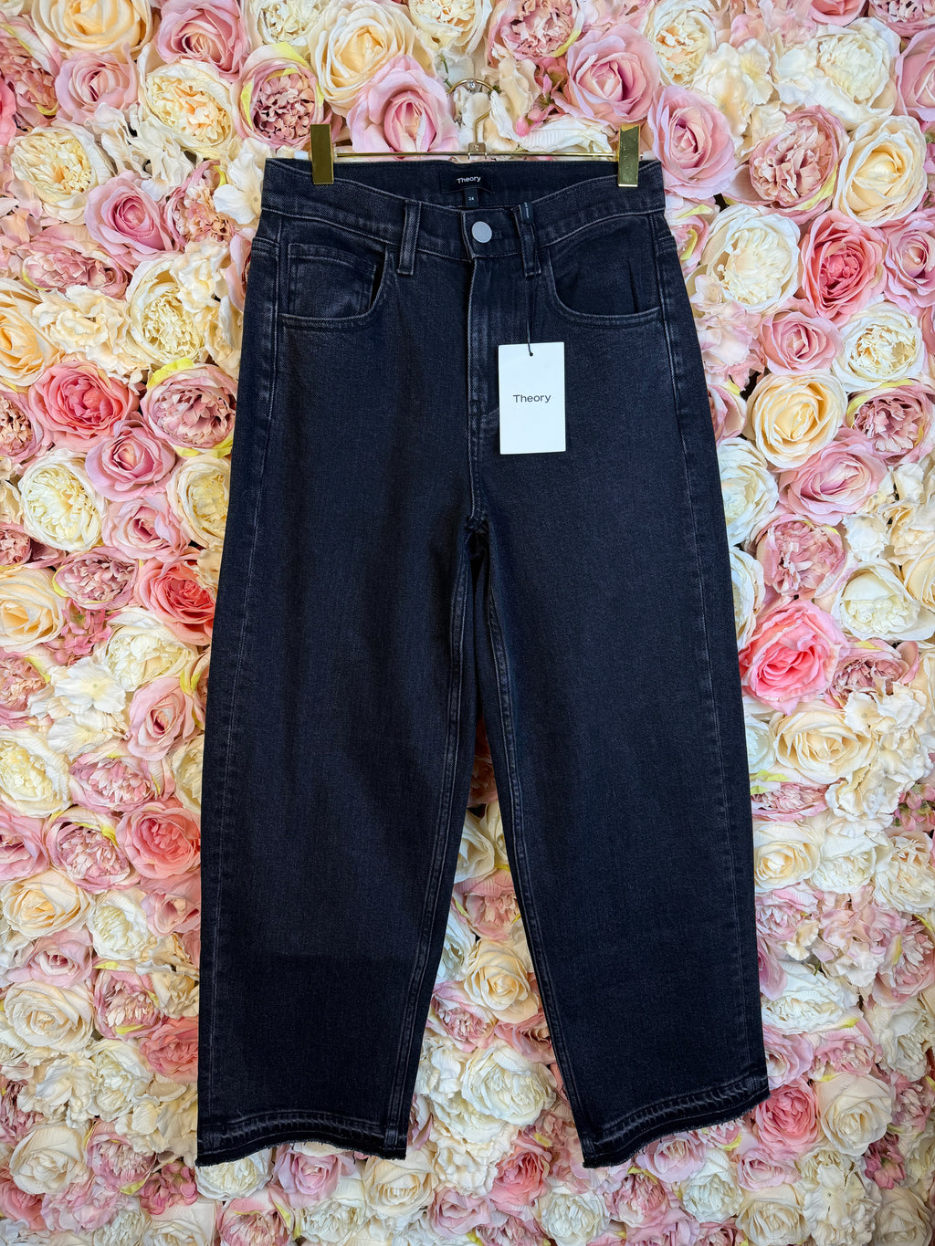 Theory "Relax St. Jean" Jeans Black Sz. 24