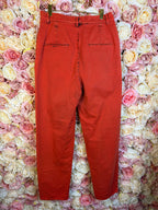 Chanel 20S Boyfriend Jeans Red Sz. 38 DE (40 FR)