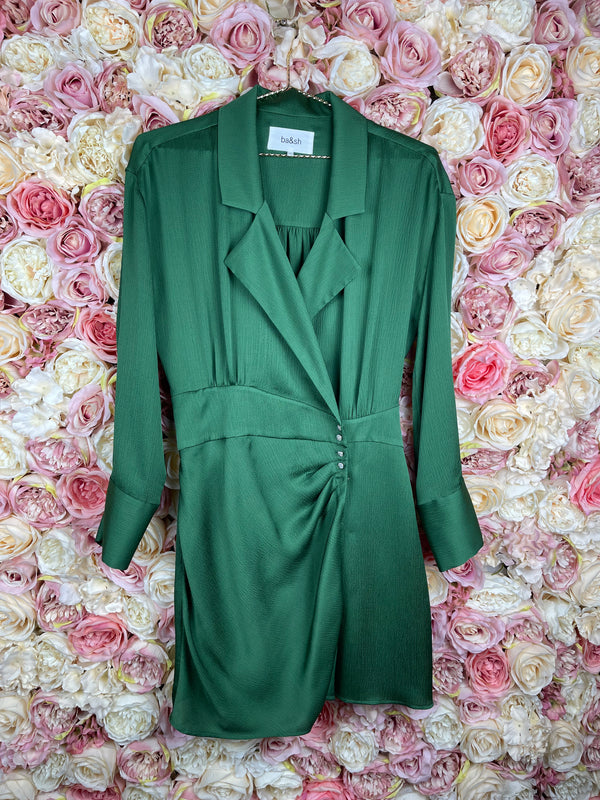 Ba&sh Dress Green Sz. S