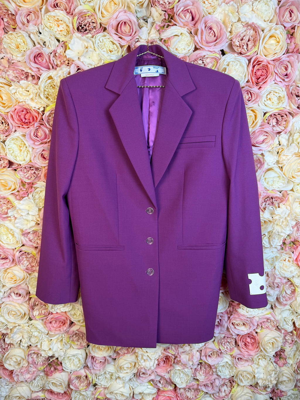 Off-White Blazer Purple Sz. 34 DE (38 IT)