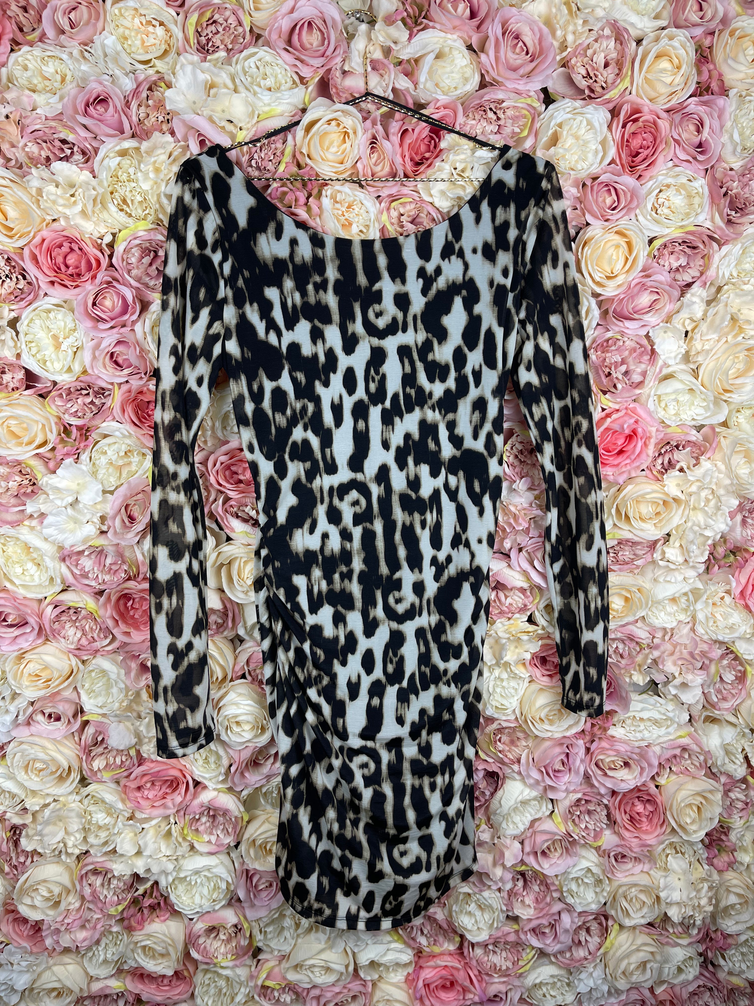 Guess Dress Leo Print Sz. S