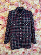 Chanel 20S Tweed Jacket Navy Multi Sz. 42 DE (44 FR)