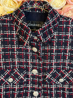 Chanel 20S Tweed Jacket Navy Multi Sz. 42 DE (44 FR)