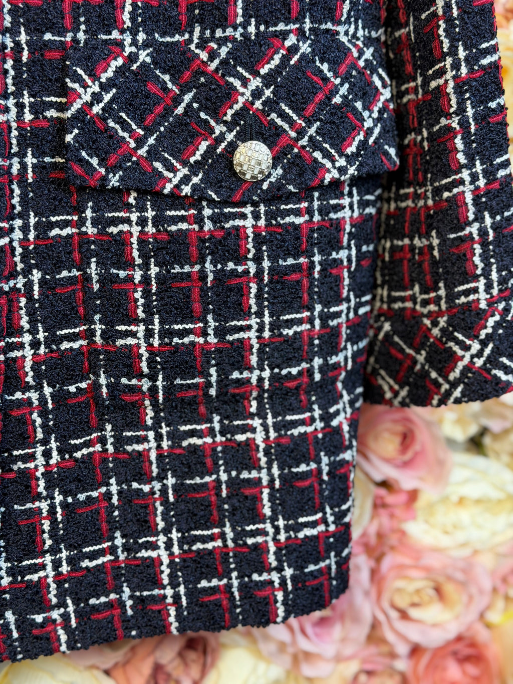 Chanel 20S Tweed Jacket Navy Multi Sz. 42 DE (44 FR)