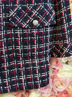 Chanel 20S Tweed Jacket Navy Multi Sz. 42 DE (44 FR)