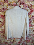 Chanel 19C La Pausa Tweed Blazer White Sz. 44 DE (46 FR)