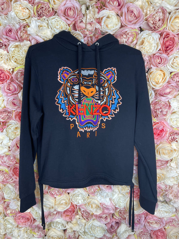 Kenzo Hoodie Black Multi Sz. S