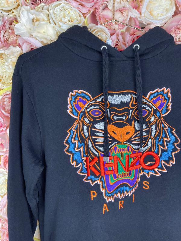 Kenzo Hoodie Black Multi Sz. S