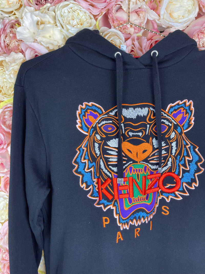 Kenzo Hoodie Black Multi Sz. S