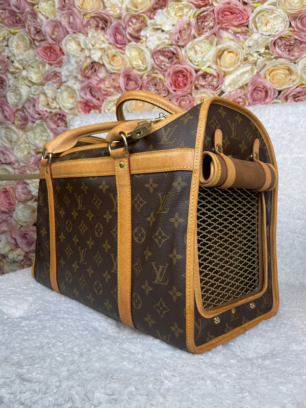 Louis Vuitton Dog Carrier 40 Brown Monogram