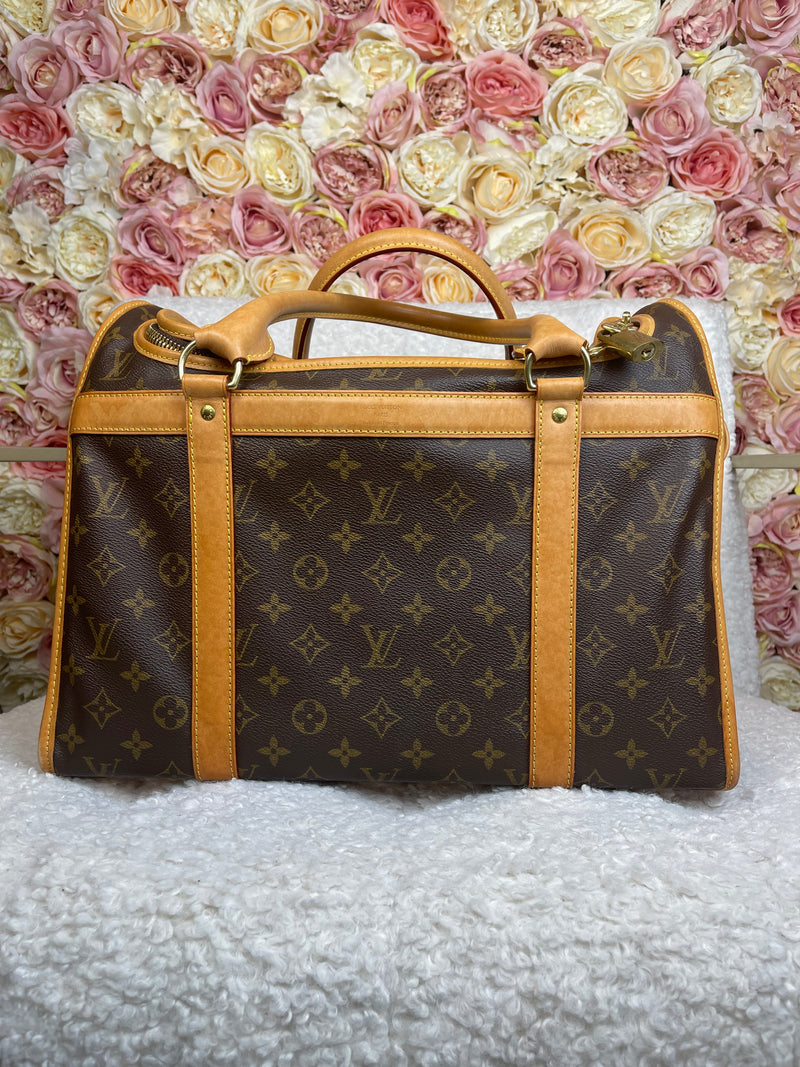 Louis Vuitton Dog Carrier 40 Brown Monogram