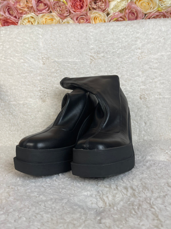 Bershka Ankle Boots Black Sz. 38 EU