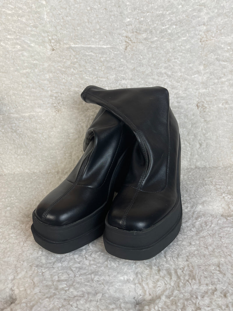 Bershka Ankle Boots Black Sz. 38 EU