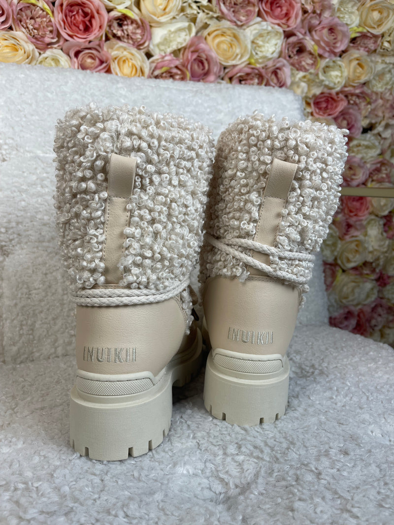 Inuikii Boots with Fur Beige Sz. 39 EU
