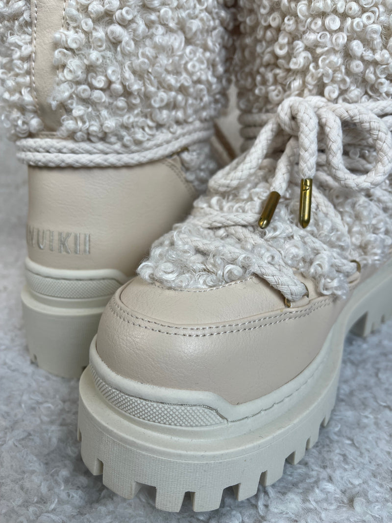 Inuikii Boots with Fur Beige Sz. 39 EU