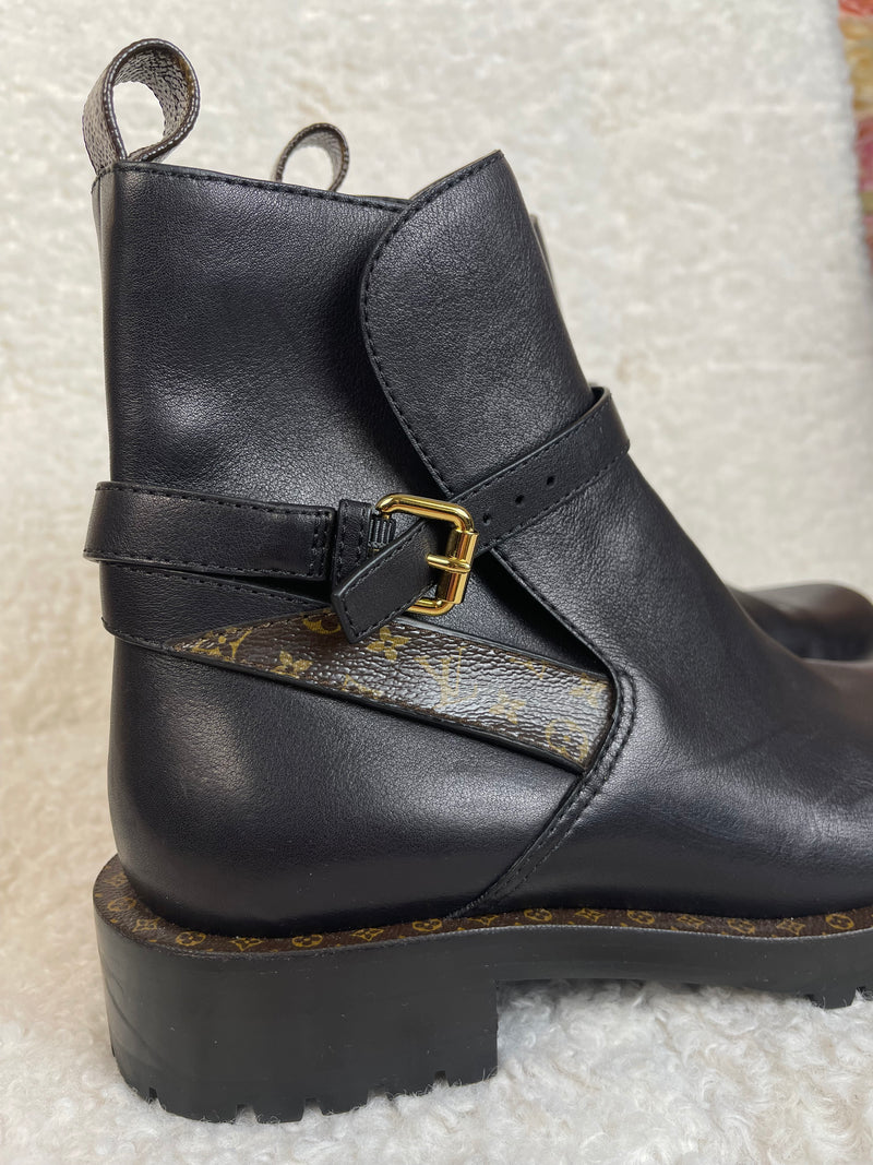 Louis Vuitton Boots Black Sz. 37.5 EU