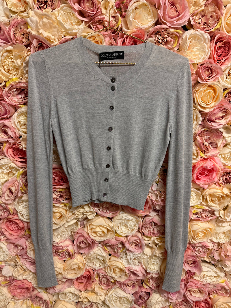 Dolce & Gabbana Cardigan Light Grey