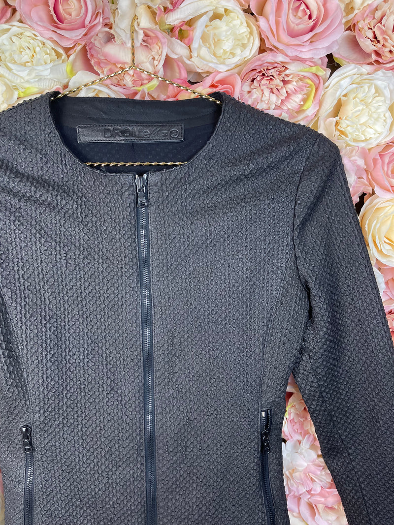 Drome Leather Jacket Black Sz. S