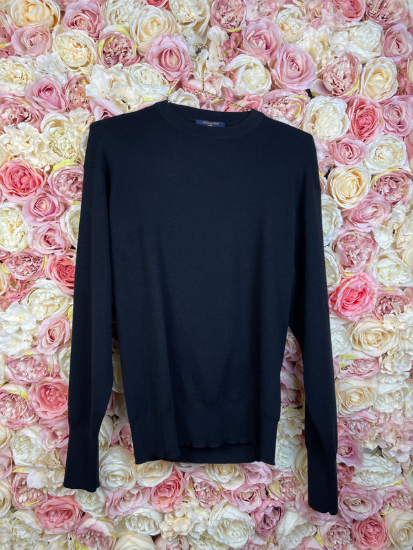 Louis Vuitton open Back Sweater Black Sz. S