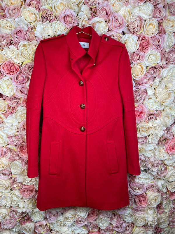 Emilio Pucci Coat Red Sz. 36 DE
