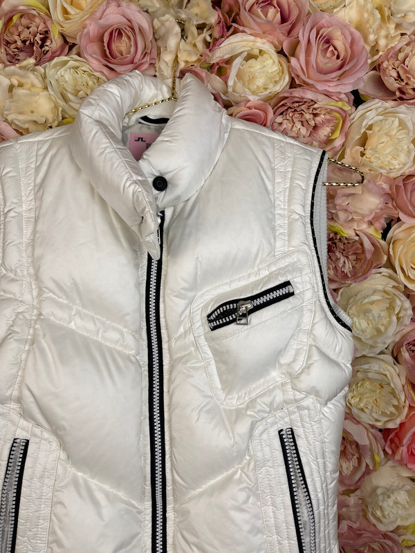 J. Lindeberg Down Vest White Sz. M