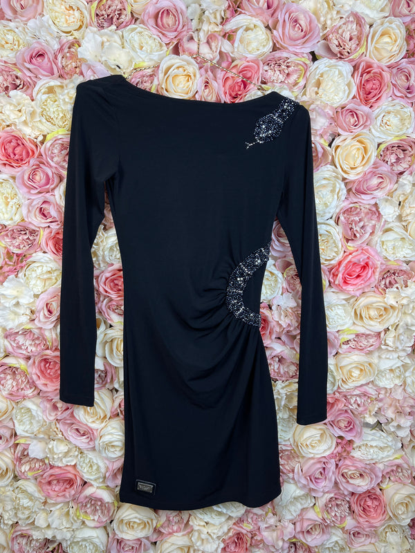 Philipp Plein Dress Black with Snake Sz. XS