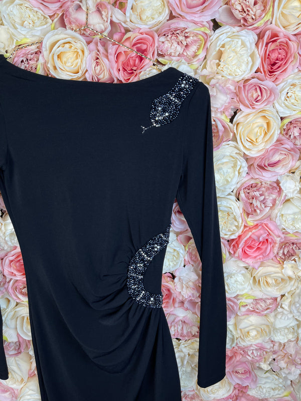 Philipp Plein Dress Black with Snake Sz. XS