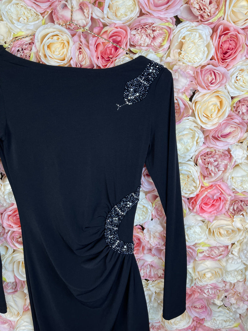 Philipp Plein Dress Black with Snake Sz. XS