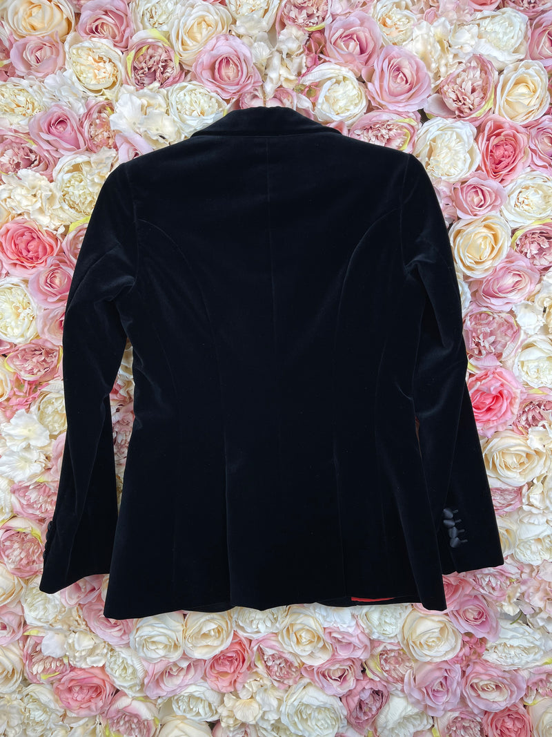 Belvest Blazer Black Velvet Sz. 36 DE