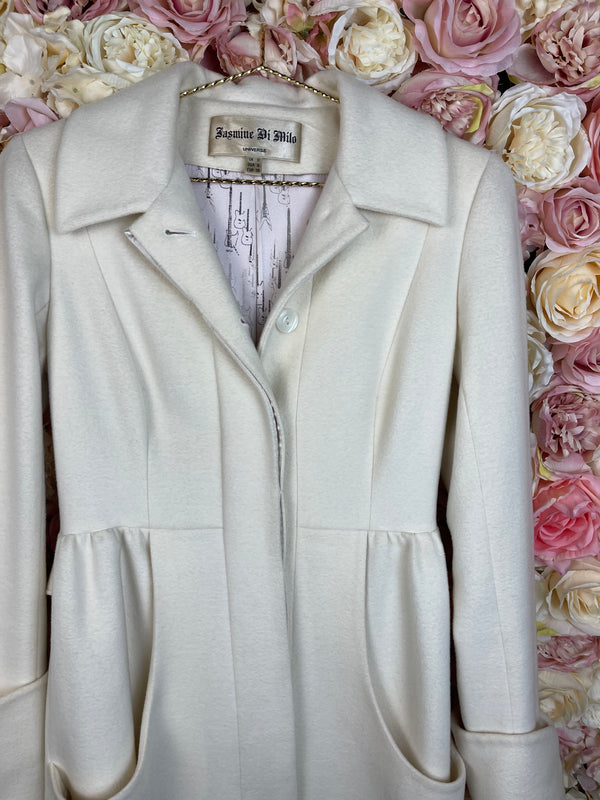 Jasmine Di Milo Coat Beige Sz. 38 DE