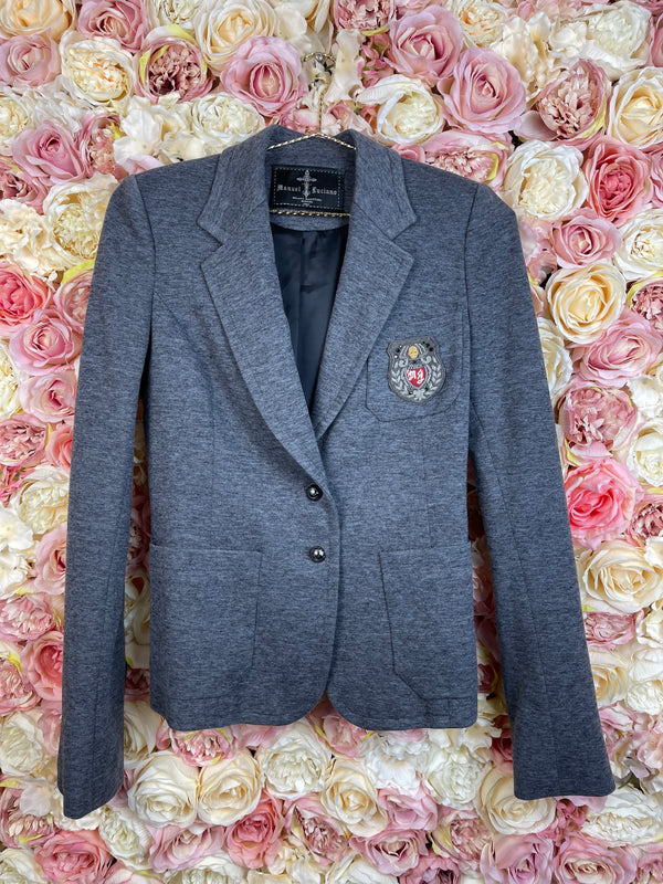 Manuel Luciano College Blazer Jersey Grey Sz. 34 DE
