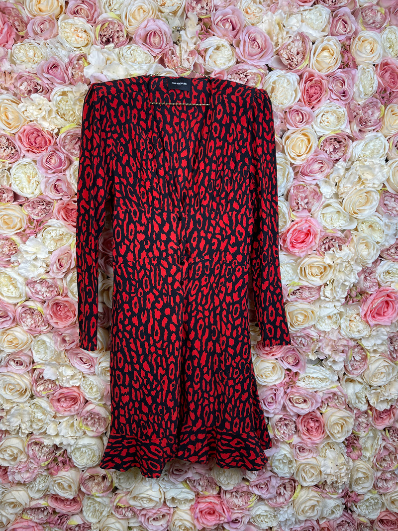 The Kooples Dress Red Leo Sz. 40 DE